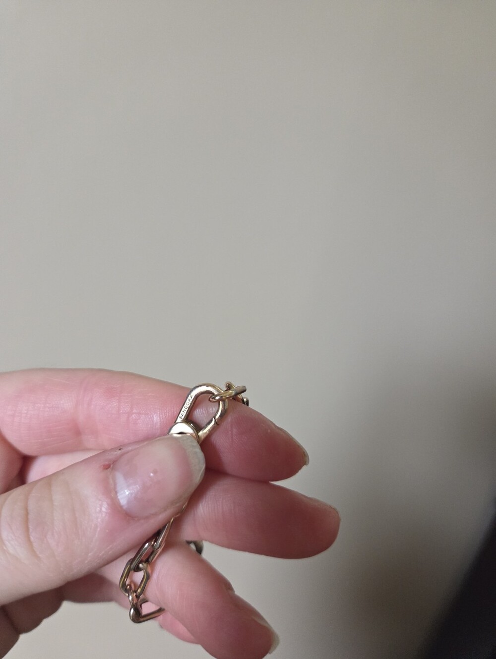 Pandora rose gols plated charm link bracelet - Picture 5 of 10